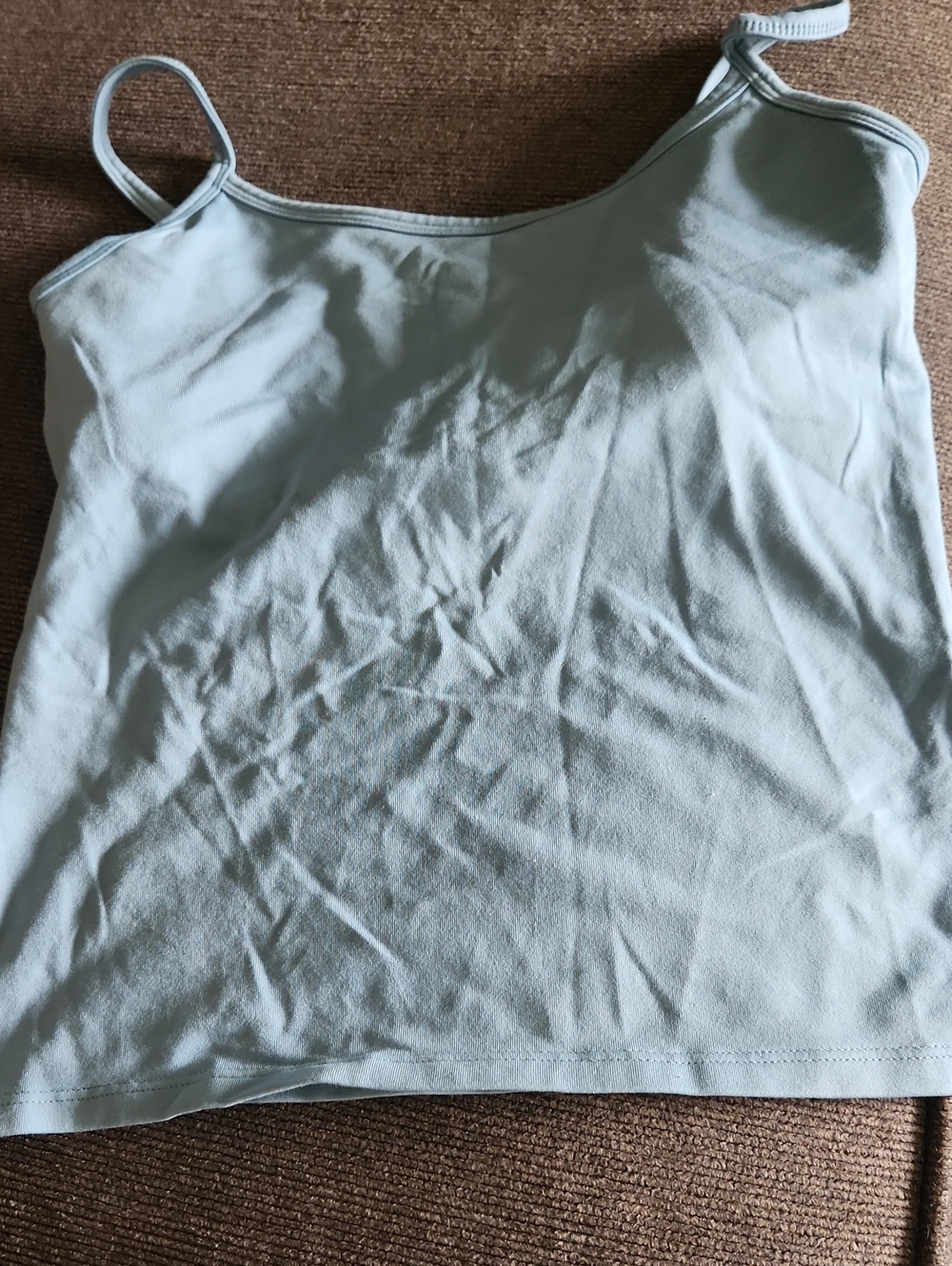 New York & Company Light Blue Spaghetti Strap Camisole